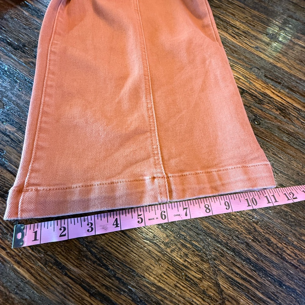 STS Blue 29 Stylish Front Seam Detailing Diane High Rise Rust Pants Wide Leg - Picture 16 of 17